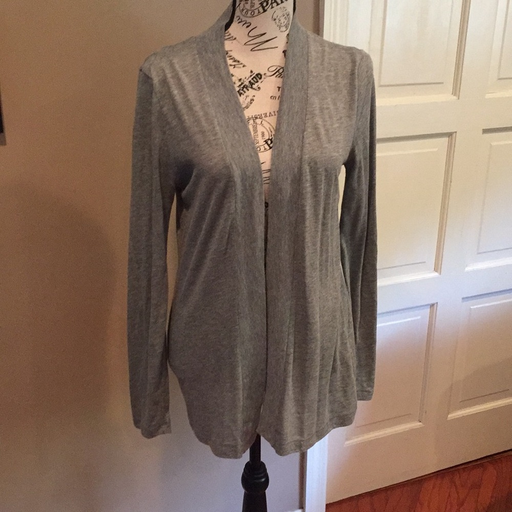 JCrew light grey tunic sweater size medium